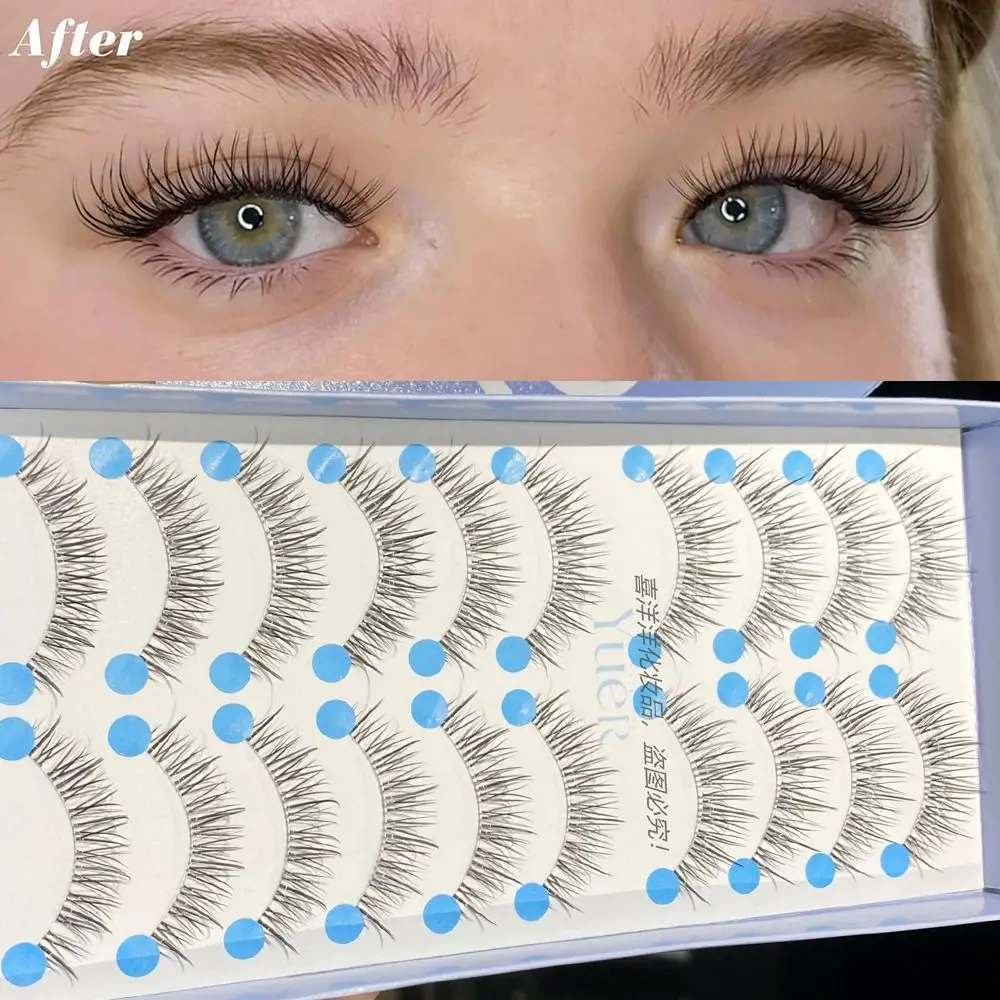 Nouvelles extensions de cils 3D en faux vison doux, effet naturel, volumineux et léger, outils de maquillage pour les yeux, sans cruauté, pour femme