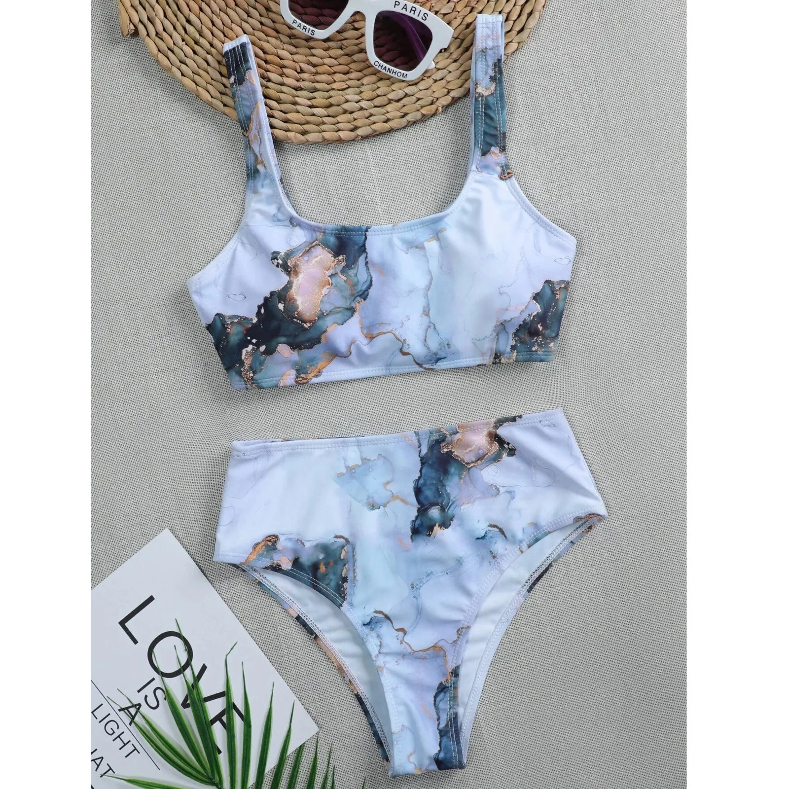 Women Striped Push Up High Cut Hight Waist Bikini Set Two Piece Swimsuit Bikini Sexys Atrevidos Conjunto Mujer Слитные купальни