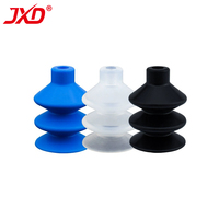 JXD Three-Layer Air-Operated Suction Cup FG Series FG-4/5/9/12/14/18/20/25/32/42/52/62/88 White Silicone Vacuum Sucker
