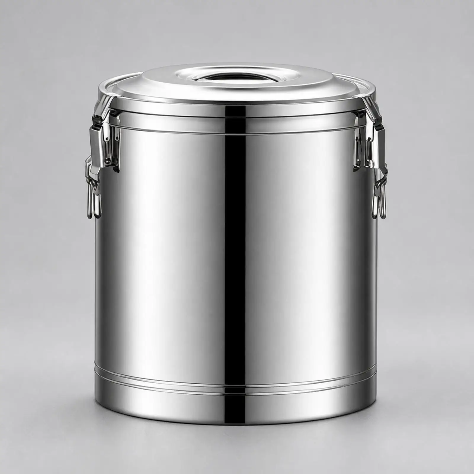Commercial Insulated Beverage Bucket with Spigot 201 Steel Food Container for Soup Tea and Dessert Serving