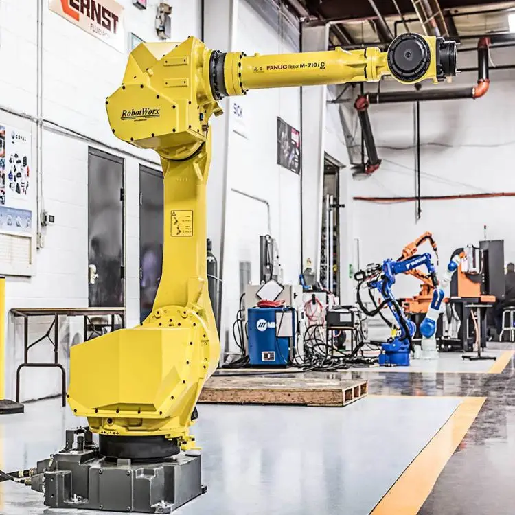 Robot Manipulator Fanuc M-710iC/50 With CNGBS Welding Positioner For Welding Robot Automation