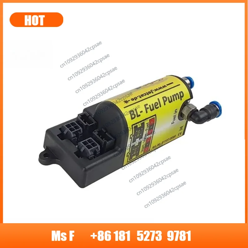JetCat BL Brushless Bus Fuel Pump, C4 Bus System Fuel Delivery Pump for ECU V12 Turbojet Turboprop Turboshaft RC Turbine Engine
