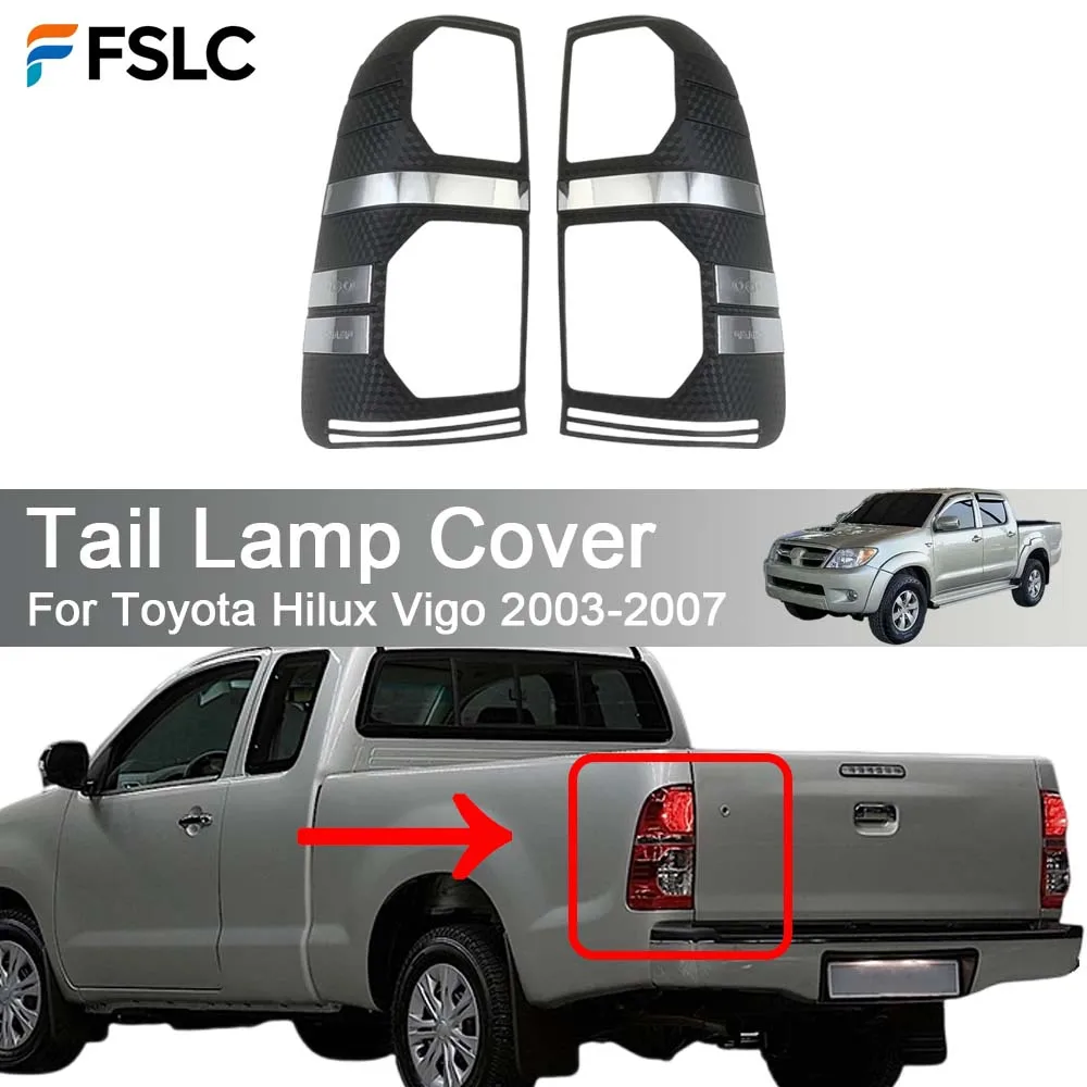 

Car Decoration Tail Lamp Cover For Toyota Hilux Vigo 2003-2007 Cars Accessories Styling Upgrade Modify A Car