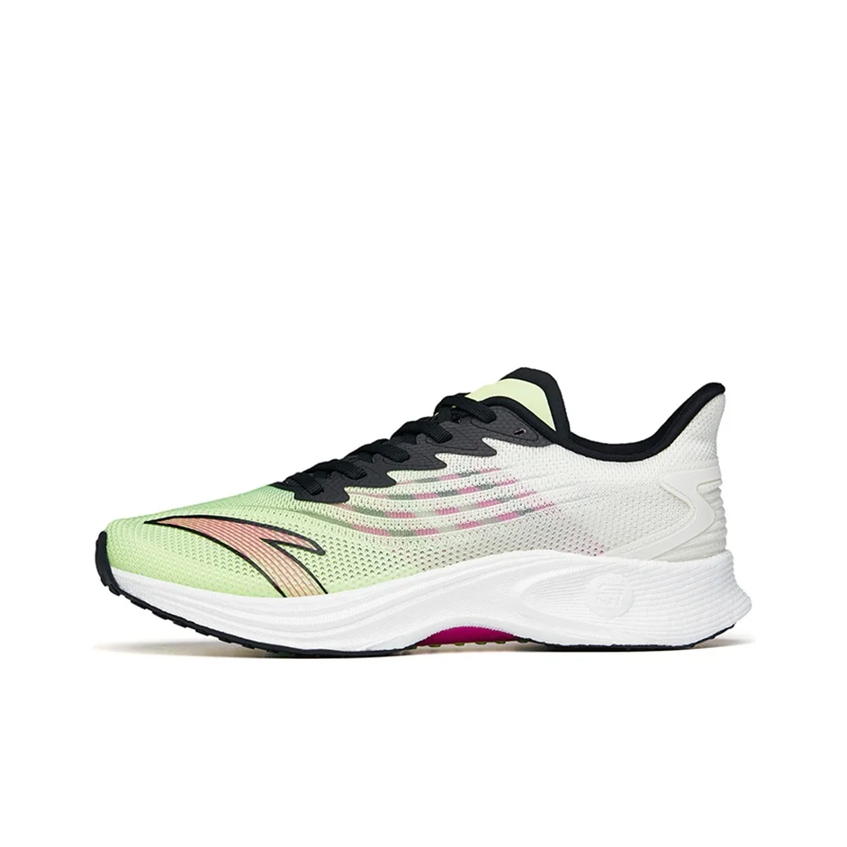 Anta MACH 2.0 Fashion Fabric Cushioning Slip Resistant Abrasion Resistant Breathable Low top Running Shoes Men's 112355583-3