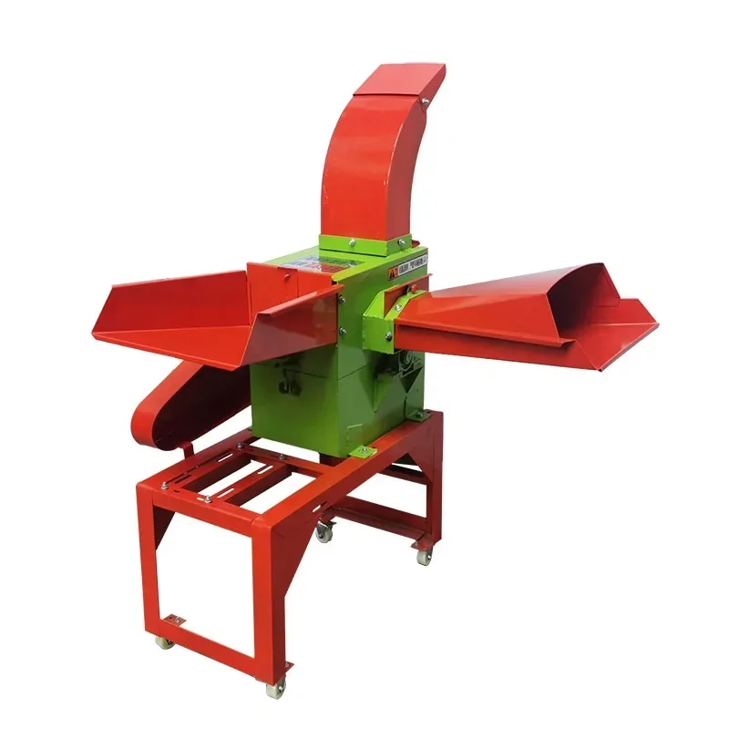 Dry and Wet Dual-purpose Guillotine Shredder 220V Household Cattle and Sheep Breeding Small Integrated Corn Stalk Shredder