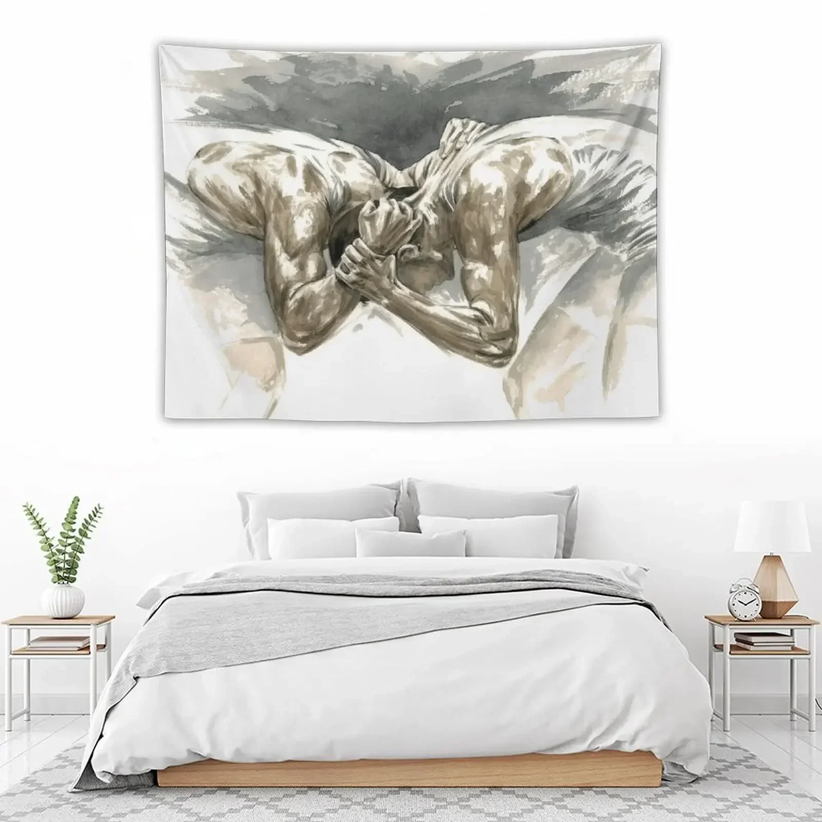 

Headbanger - Wrestling Watercolor Tapestry Decoration Wall Bedrooms Decorations Tapestry