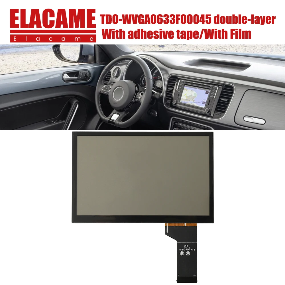 

6.5'' Glass Touch Screen For Car Multimedia Player Radio MIB STD2 682 200 Screen Digitizer for TDO-WVGA0633F00045 0039 Parts