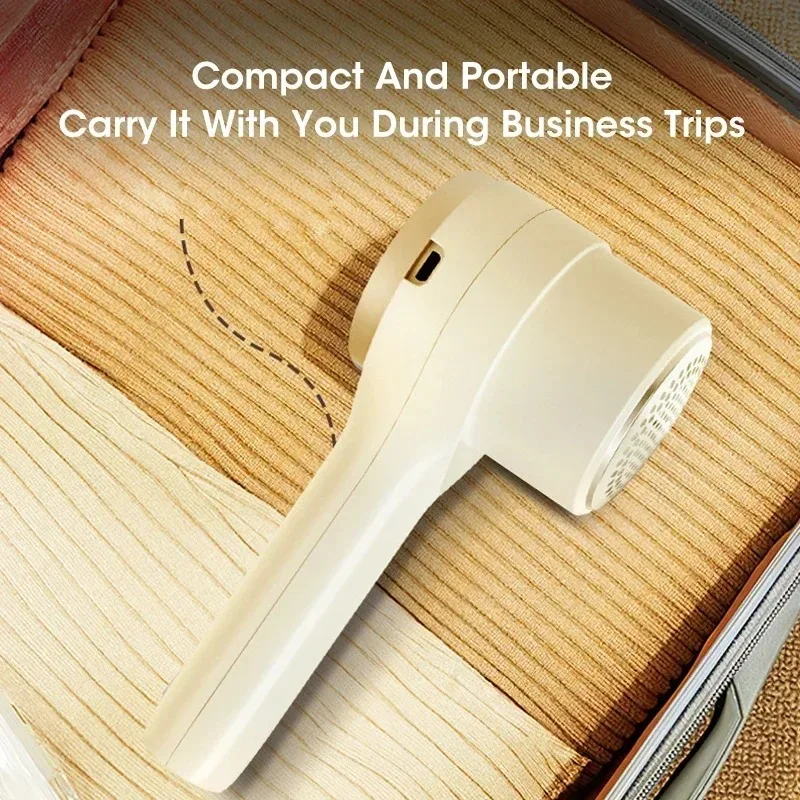 Portable Electric Rechargeable Fabric Shaver Lint Fluff Remover for Clothing Hair Ball Remover