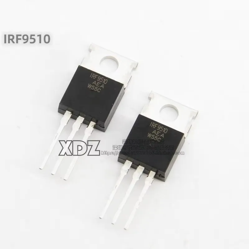 5pcs/lot IRF9510PBF IRF9510 TO-220 package Original genuine 4A 100V MOS field-effect transistor