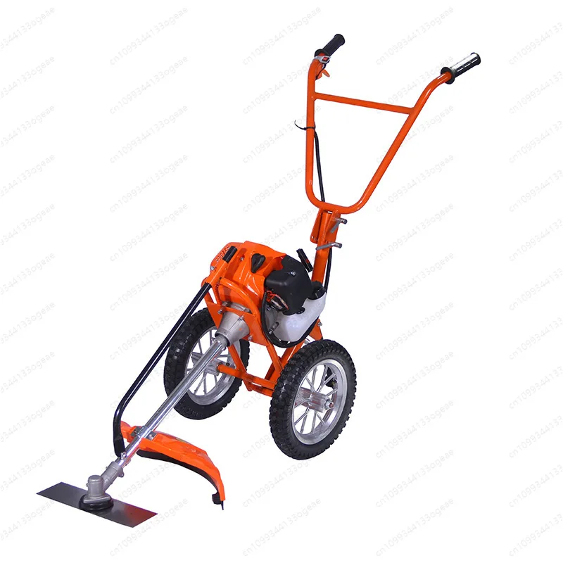 Farm walk-behind lawn mower, lawn mower, hand-pushed lawn mower, multi-functional micro-tiller