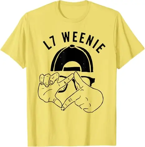 Funny Baseball Softball Season Apparel T-Shirt Vintage 90s Humor Loser Hands L7 Weenie Saying Tee Y2k Streetwear Clothes Novelty