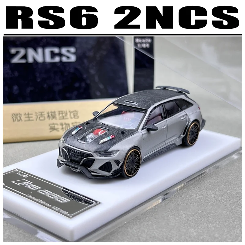 

Top Models 1/64 RS6 2NCS Alloy Toy Motor Vehicle Diecast Metal Model Gifts