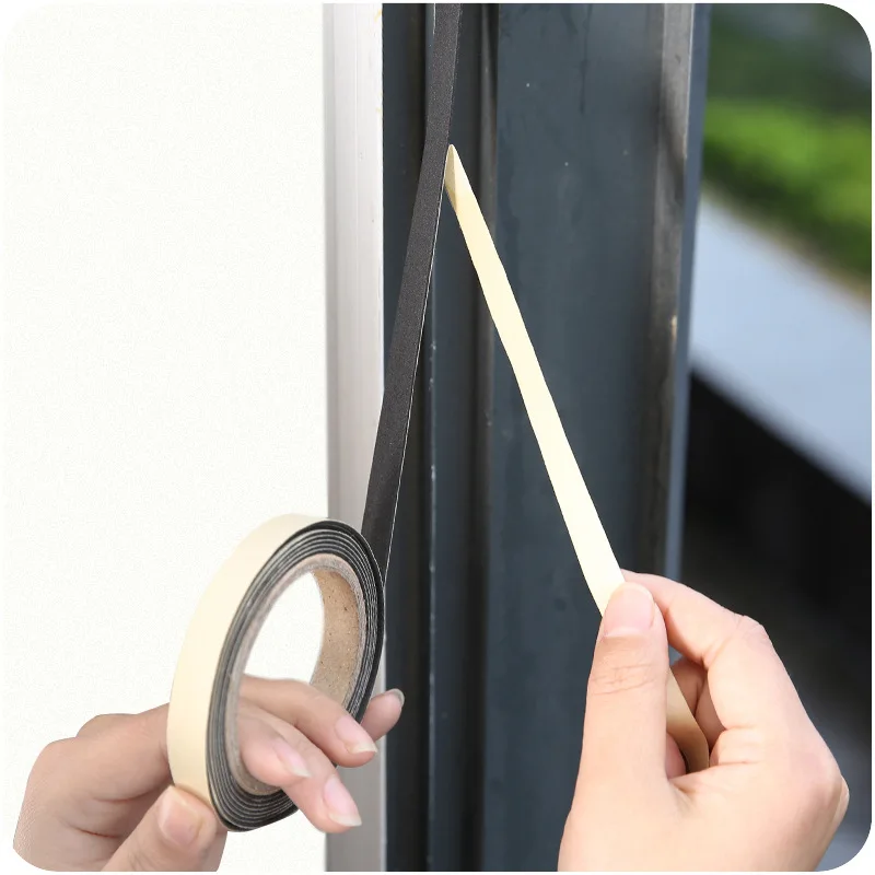 Soft 2M Self-adhesive window sealing strip car door noise insulation Rubber dusting sealing tape Window Accessories GUANYAO