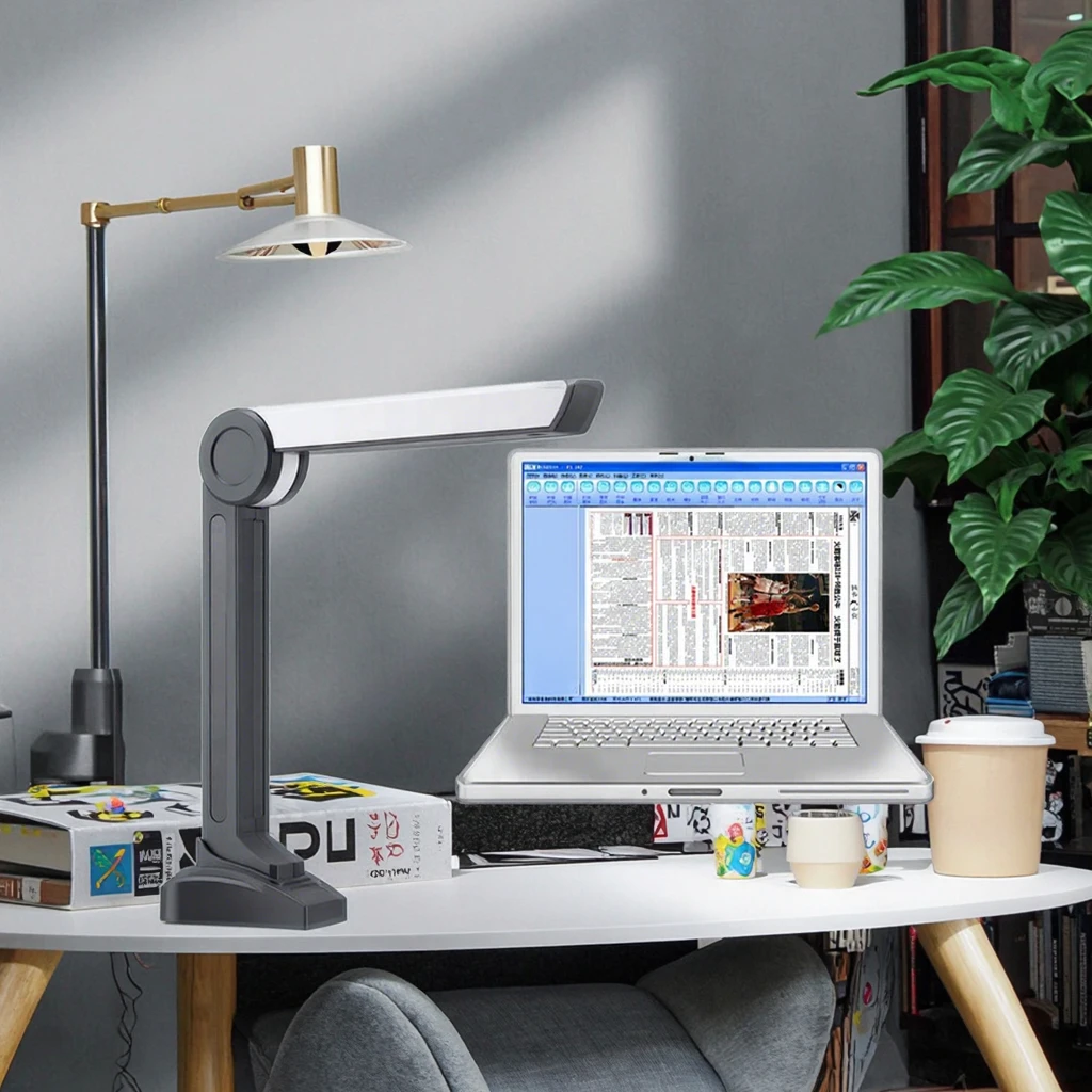 

Autofocus High Definition A4 USB Visual Presenter OCR Document Scanner Document Camera Gray Stock Office School Multimedia 1