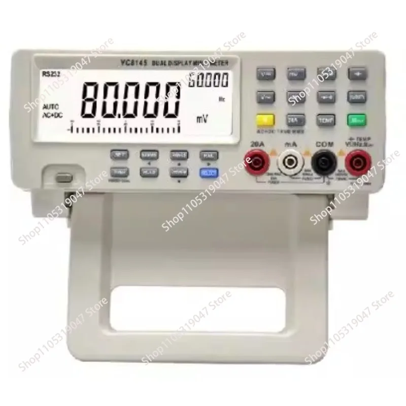 New VC8145 Desktop Digital Multimeter High Accuracy Dual Display Multimeter Autoranging Digital Bench Top Multimeter 110V-220V