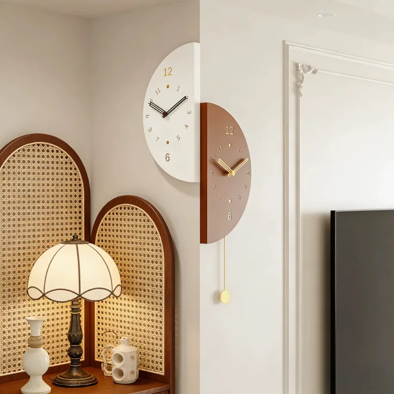 Corner Modern Wall Clocks Mechanisms Luxury Future Interior Wall Clocks Nordic Creative Orologio Da Parete Living Room Decor