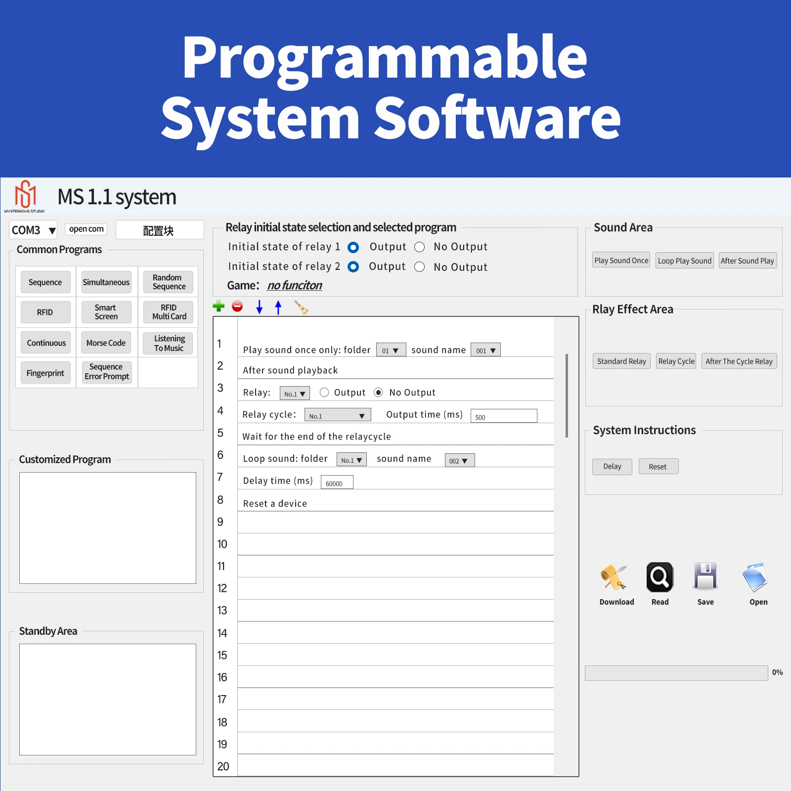 Painel de disco mágico de adereço de escape de sala de estúdio misterioso Coloque cartão RFID para iluminar o disco mágico