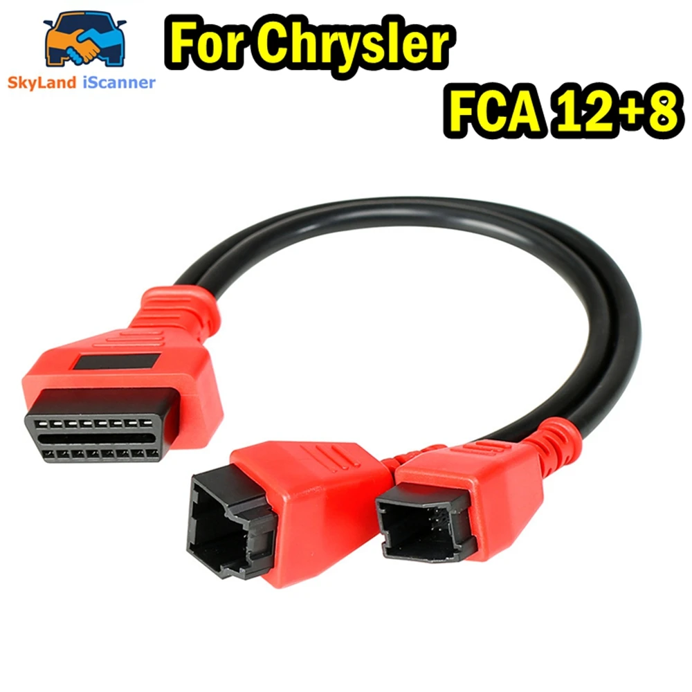 Best FCA 12+8 Universal Adapter For Chrysler Secure Gateway Module SGW work with OBDSTAR X300DP PLUS/Autel MaxiSys/IM608/X431 V