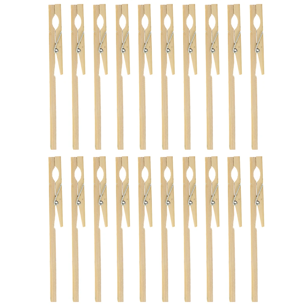 

20pcs Test Tube Clamp Wooden Laboratory Equipment Heat Resistance Experiment Accessory School Teaching Equipment