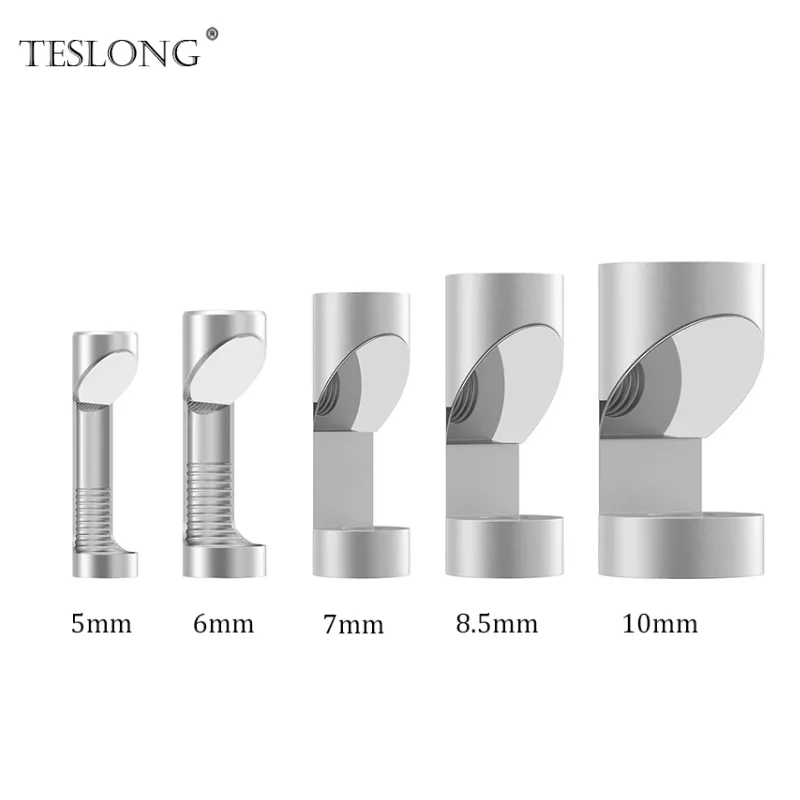 Teslong Mirrors Set of Rifle Borescope with 5mm, 6mm, 7mm, 8.5mm and 10mm Dia, Fit for .22.243.30.38.40 and More Calibers