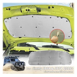 Car Car Engine Hood Heat Insulation Cotton for Suzuki Jimny 3 Door 5 Door 2019 2020 2021 2022 2023 2024 Sound Deadener Pad