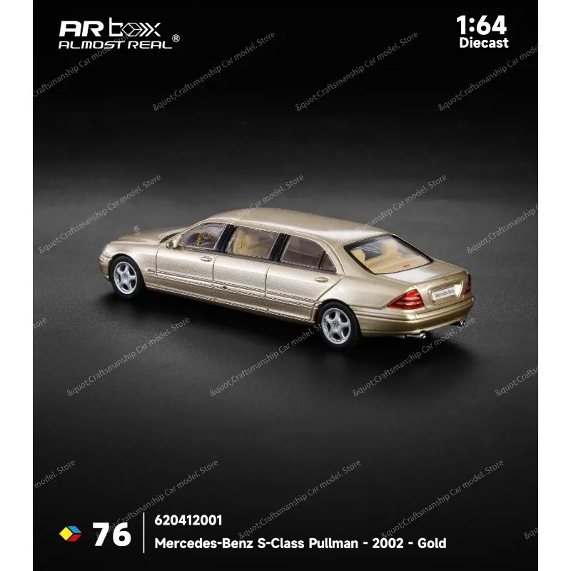 【New in Stock】ARbox 1/64 Mercedes W220 Extended Model, Ideal Choice for Collection and Display view 3