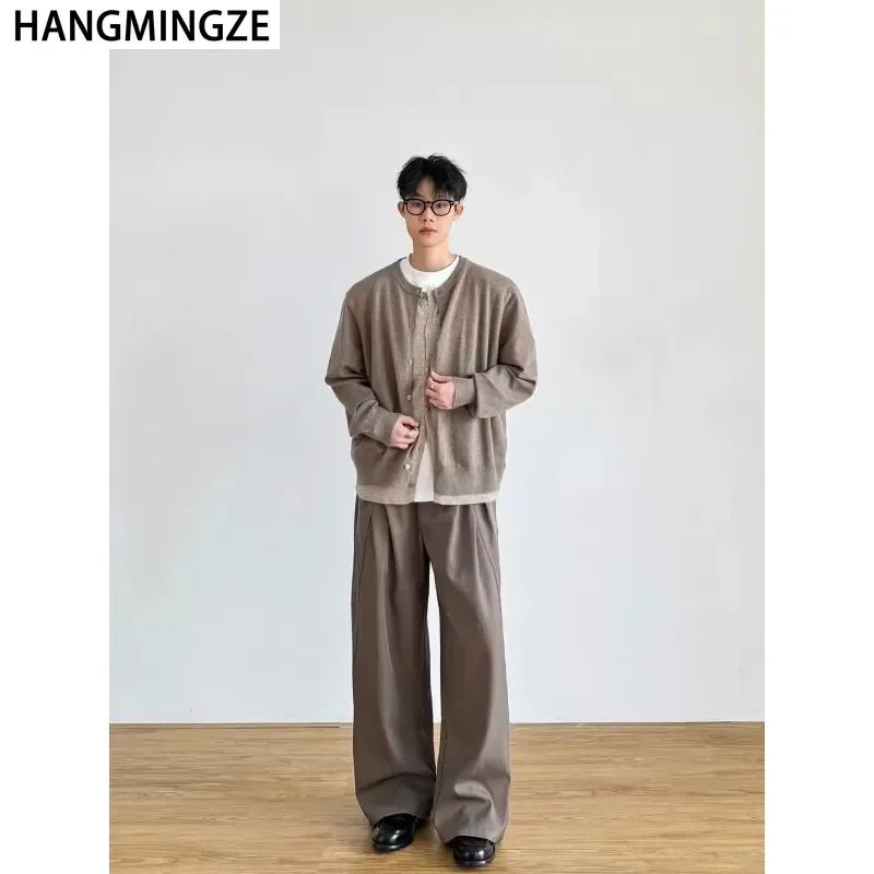 Mens Relaxed Fit Knit Sweater Long Sleeve Soft Warm Pullover Comfortable All Match Casual Winter Top Couple Christmas Sweater