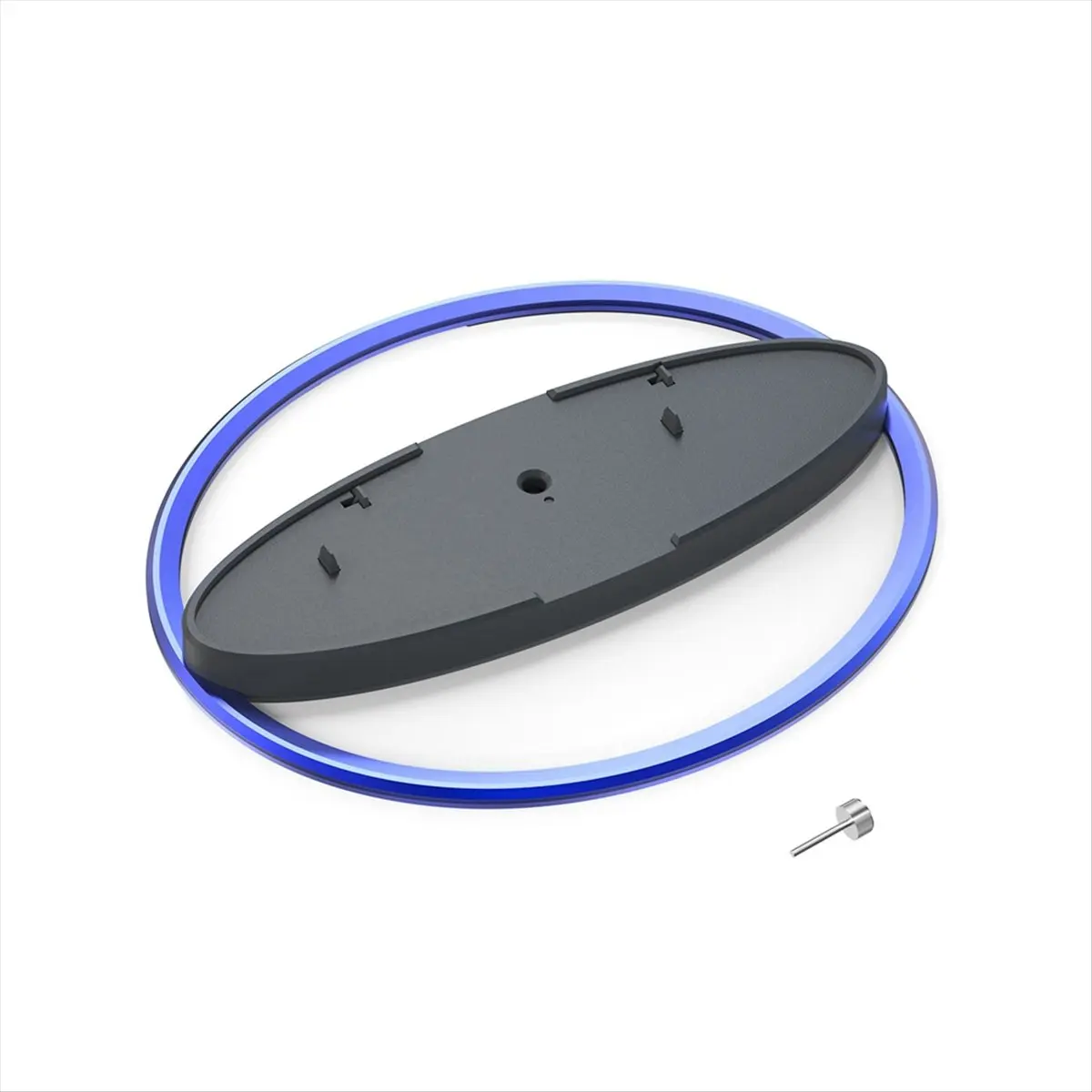 Portable Vertical Stand Game Console Host Stand Anti-Slip Base Stand Replacement for Pro/ Slim/ Console Blue
