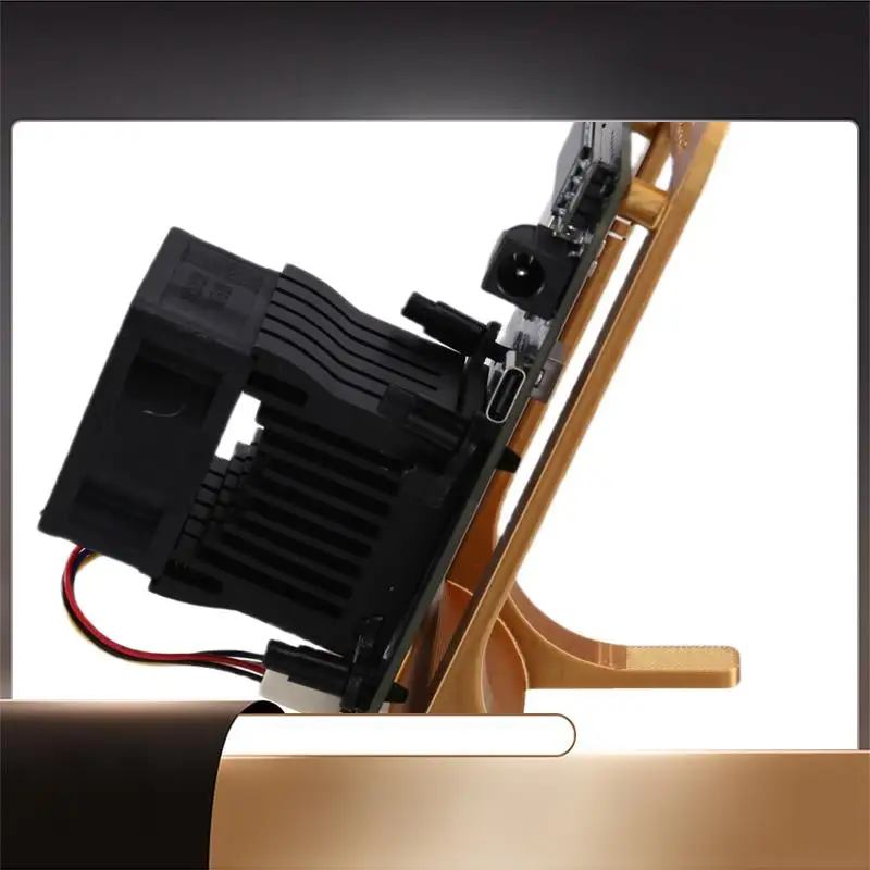 

X64A-High-Performance Gold Bitaxe Gamma 601 BTC Solo Miner, 1.2TH/S, 18-22 Watts, BM1370 ASIC, UK Plug From Antminer S21 Pro