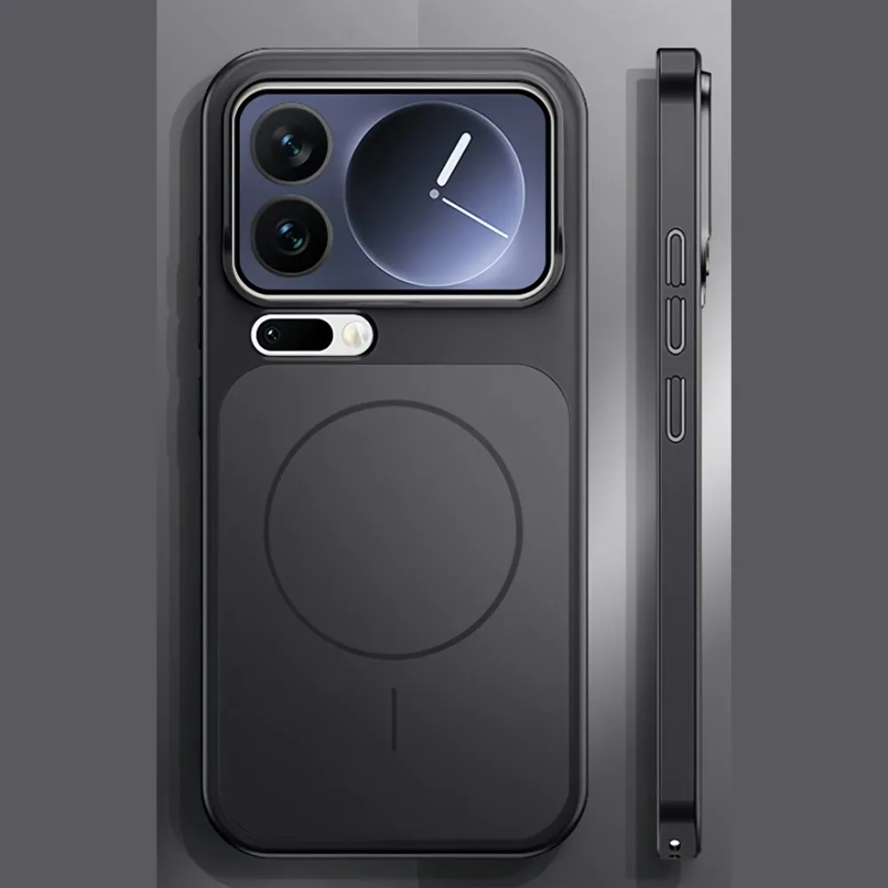 Original ag nano vidro fosco magnético carga sem fio armadura capa de telefone para xiaomi 1717 pro 17promax 5g