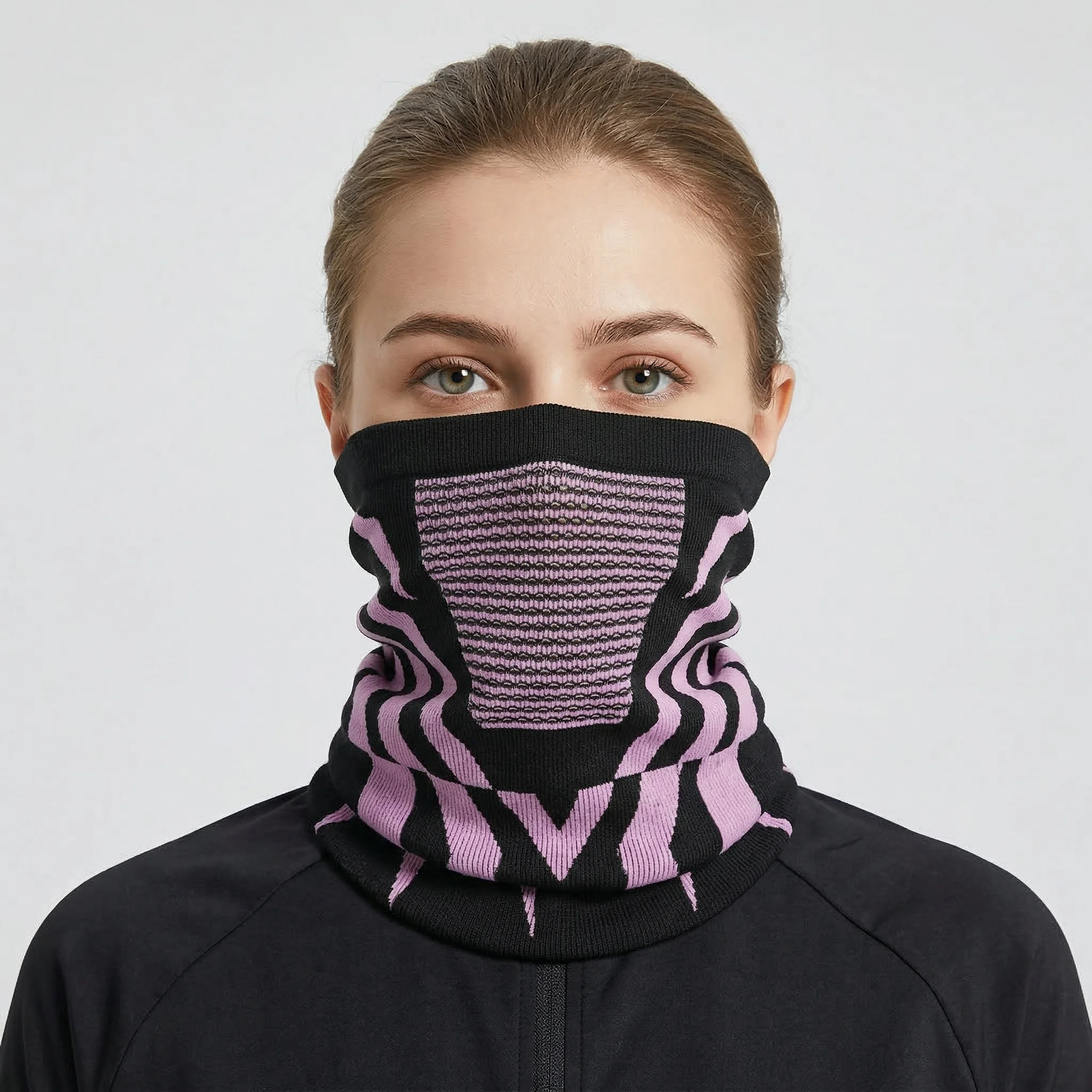 1 Stück/2 Stück/3 Stück Winddichte Warme Halbgesichtsmaske Schal Unisex Laufmaske Radfahrmaske Skimaske Elastische Atmungsaktive Fahrrad- und Motorradmaske – Detail 32