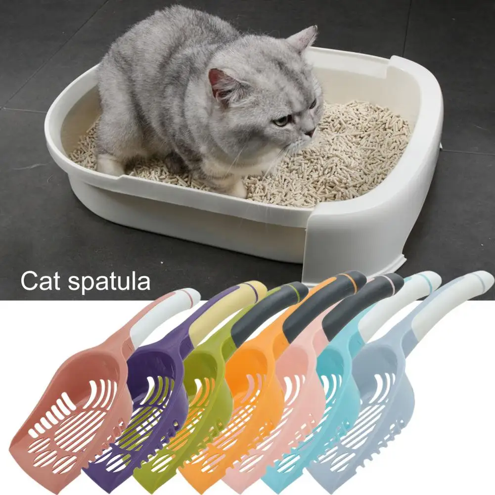 Cat Litter Spoon Shovel，Plastic，Large Area Long Handle, Pet Cat Poop Litter Scooper,Pet Cleaning Tool,Pet Supplies