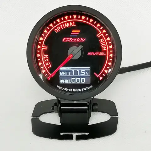 7 Color Car GReddi LCD Digital Display Turbo Boost water temp oil temp oil press racing meter Fuel pressure Air fuel ratio Gauge 8 best sales autometer gauge - №4