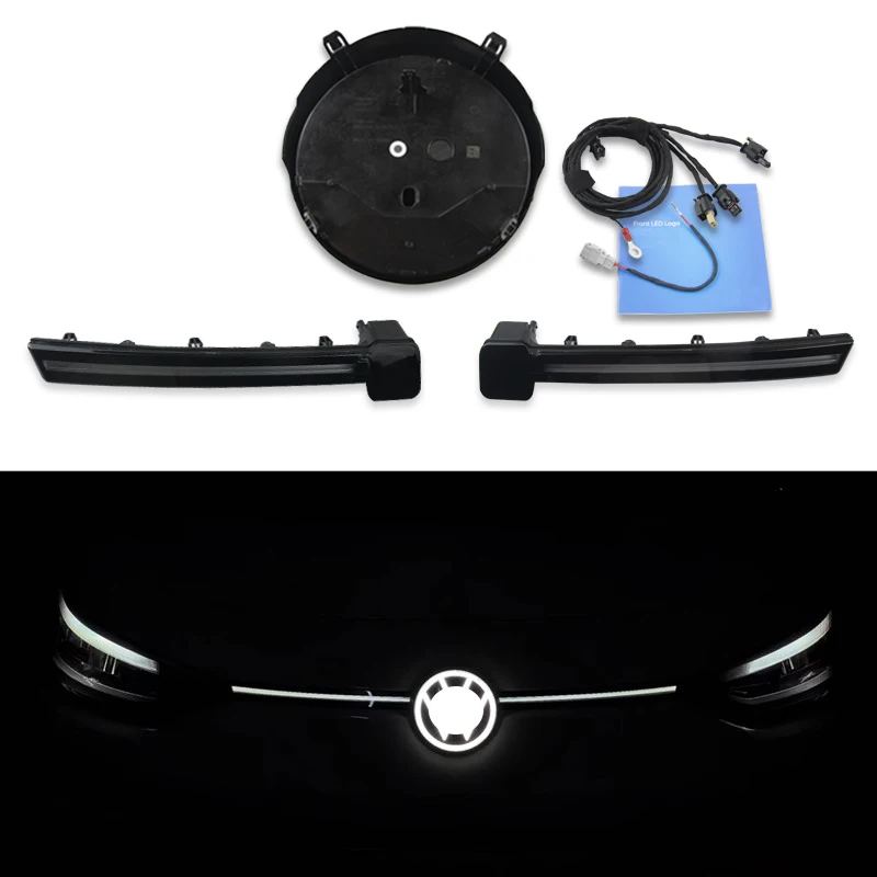 

Для Volkswagen ID.3 Передний светодиодный логотип Дневные ходовые огни vw Logo Light задний фонарь B Светодиодный декоративный фонарь Задний фонарь B фонарь