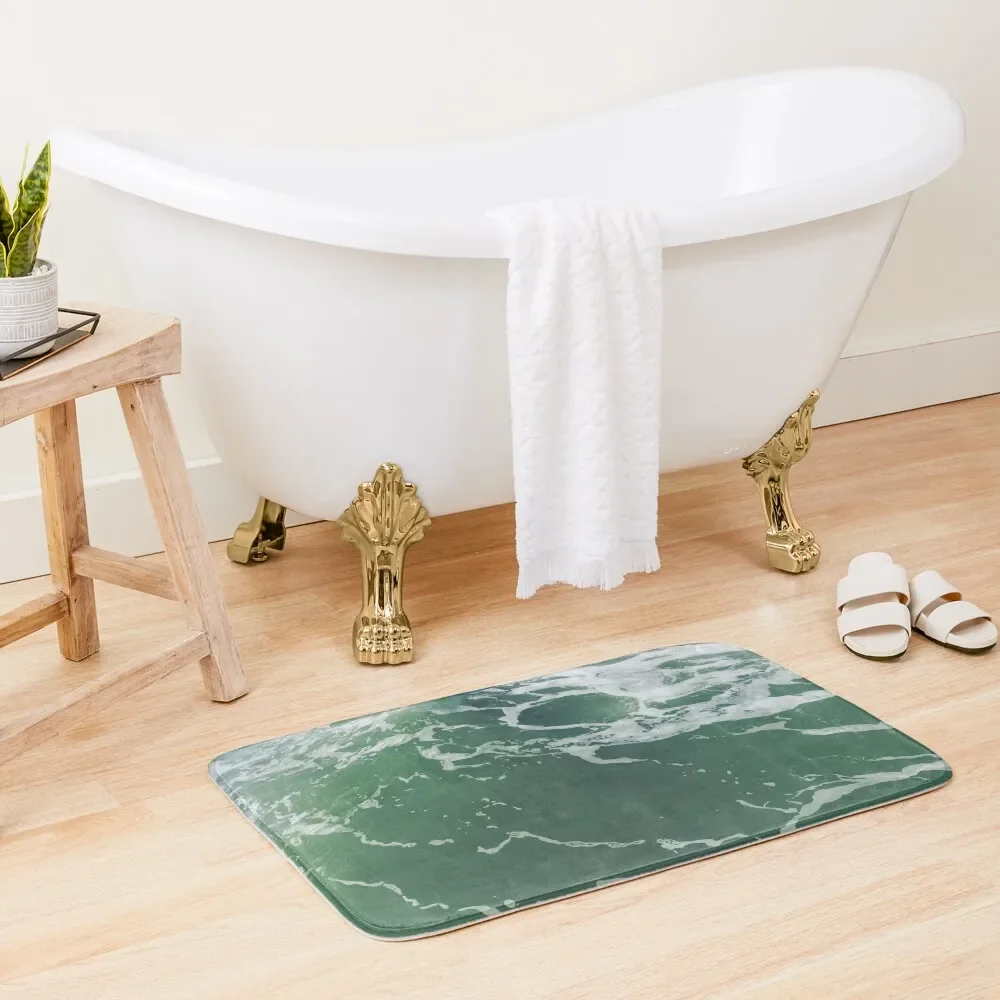 

Ocean Waves Bath Mat Carpet In The Living Room Bathroom Rug Set Anti-Slip Bathtub Bathroom Items Mat