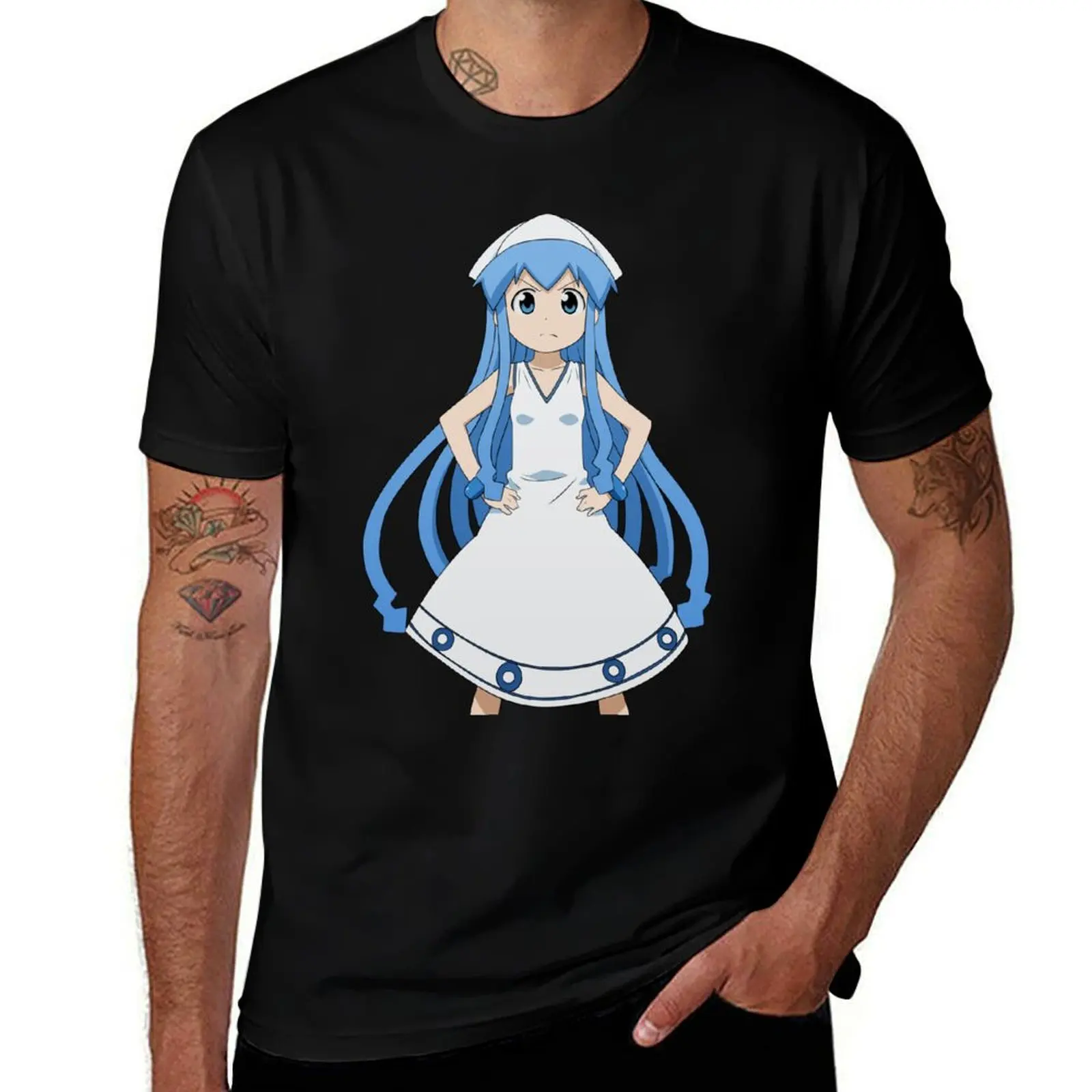 

t man t t shirts Girl) for (Squid funny Musume dark shirt humor pack T-Shirt man white shirts cotton Ika