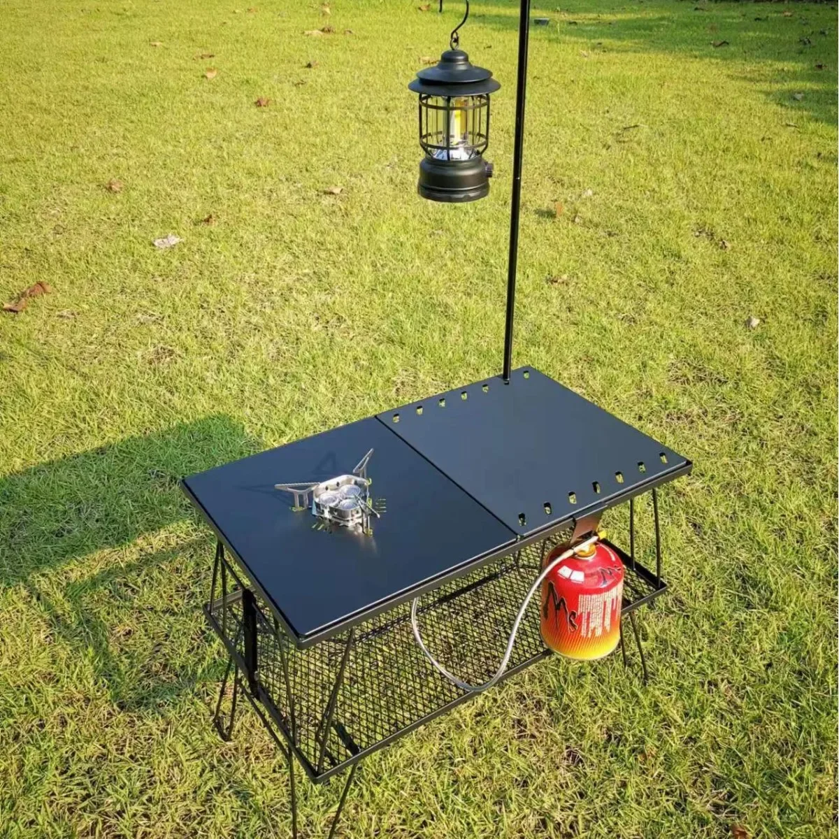 Igt Grid Table Outdoor Camping Expandable Kitchen Folding Combination Table Detachable Camping Table Free Combination