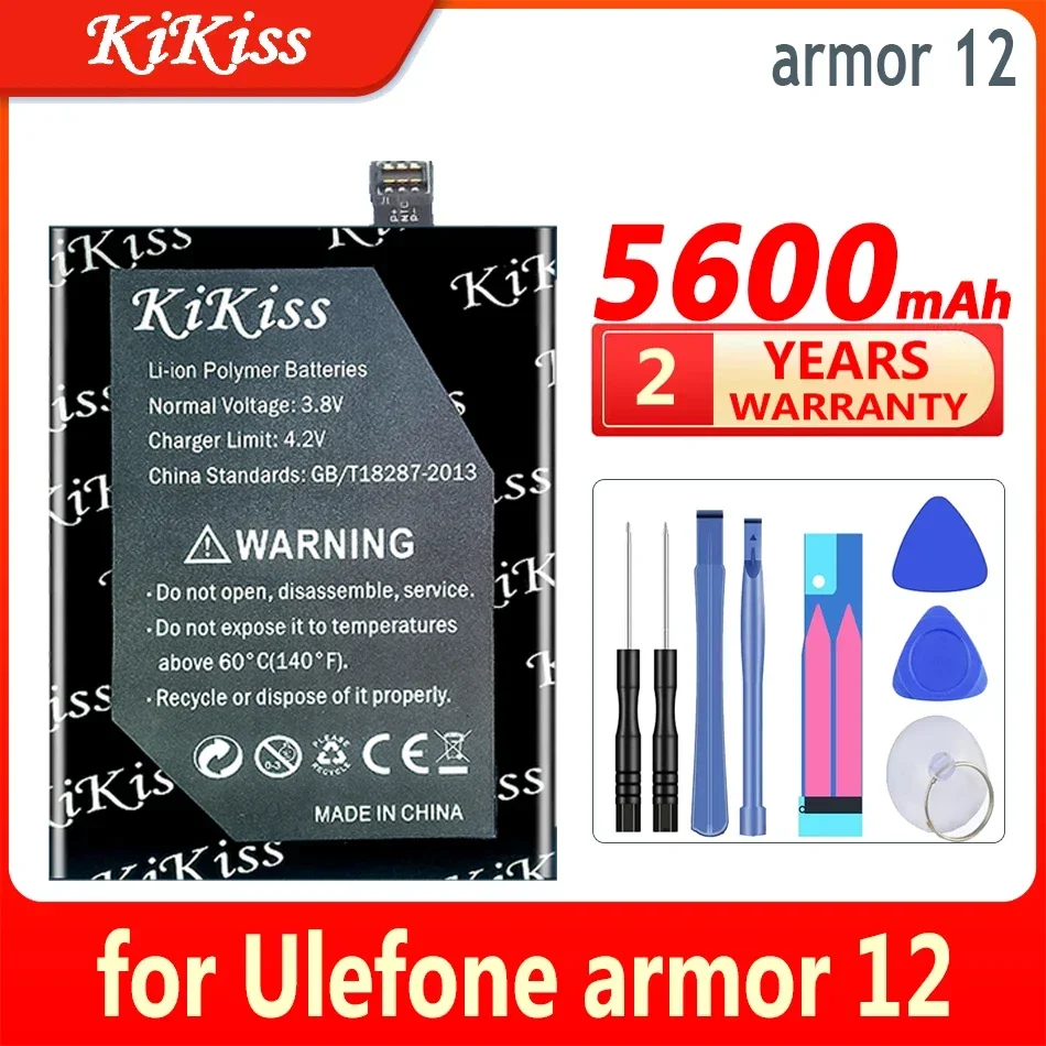 

5600mAh KiKiss High Capacity Battery armor12 (5002) for Ulefone armor 12 Bateria