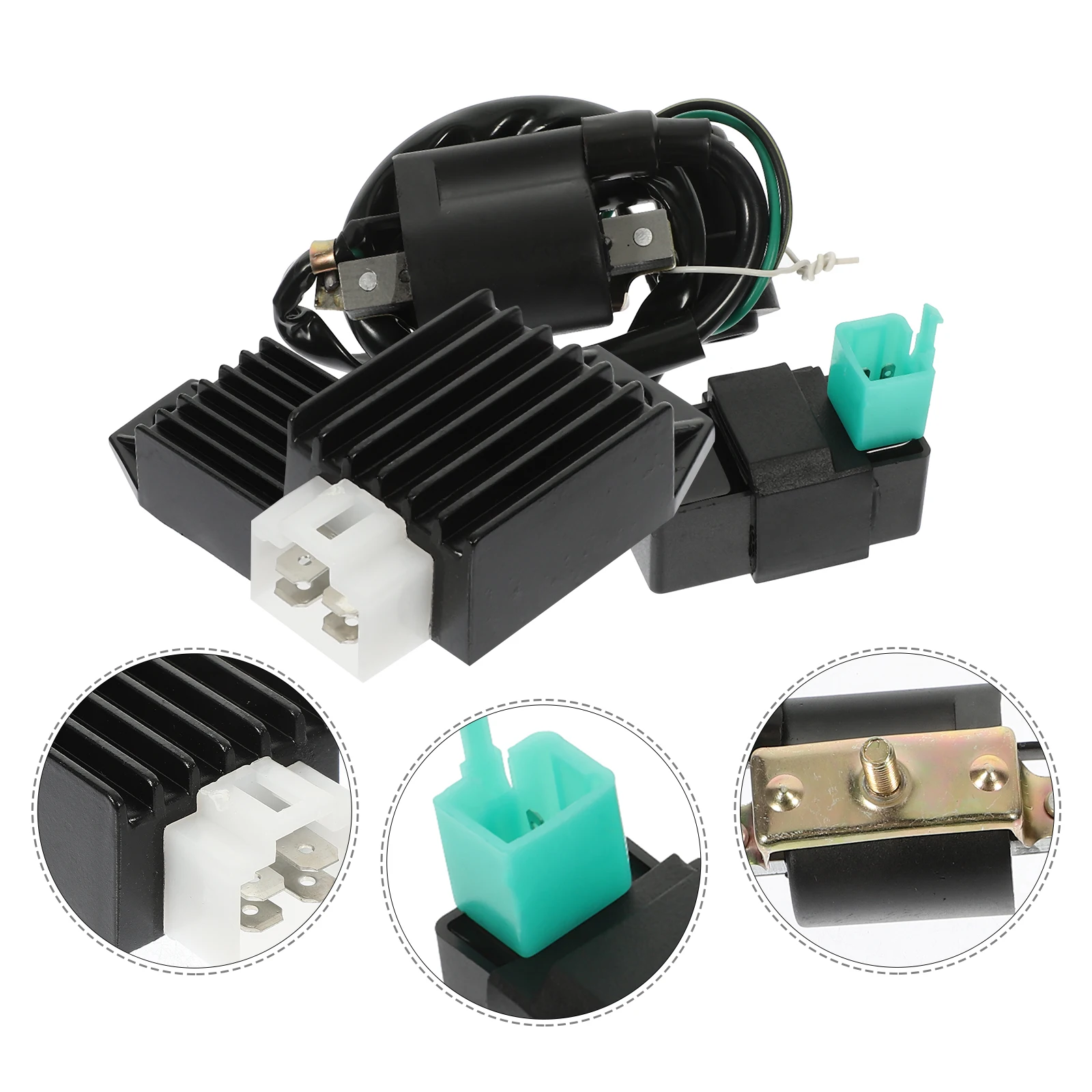 

Motorcycle Electrical Accessories Voltage Stabilizer Rectifier Regulator Plastic Material Efficient Performance Long Term Use
