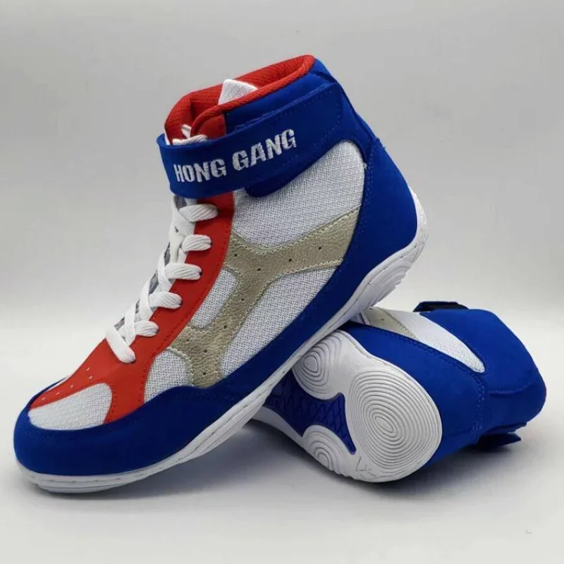 Professional Boxing Shoes Men Wrestling Shoes for Big Boy Breathable Mesh Boxing Fighting Boots Man Brand Wrestling Boots