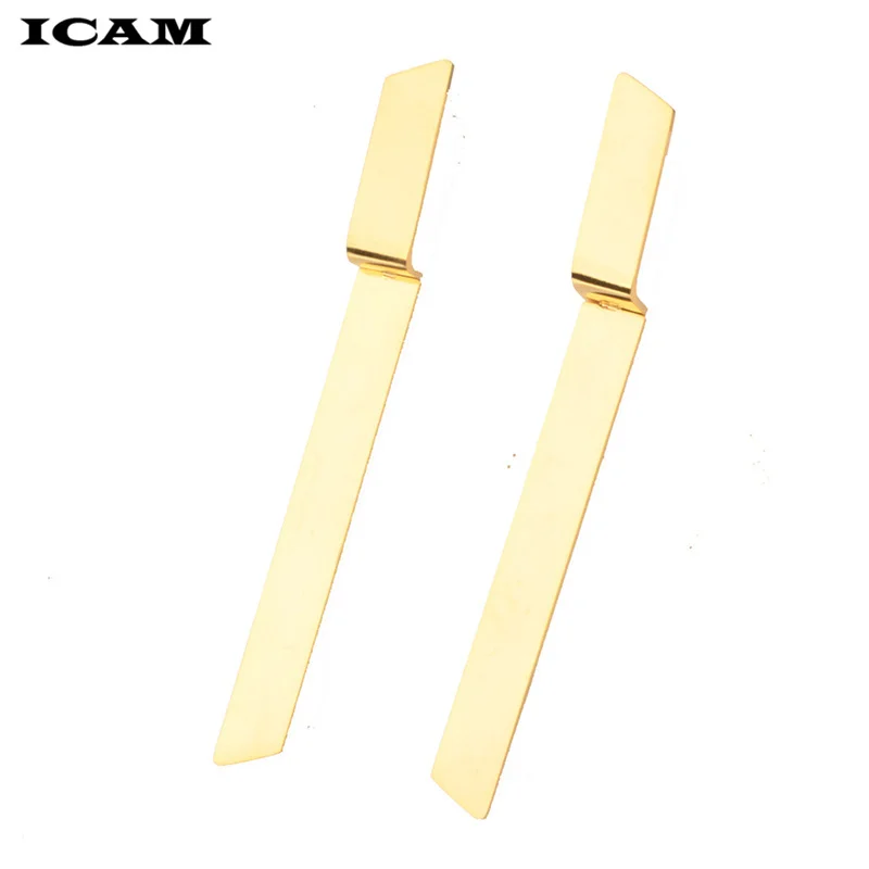 ICAM Hot Sale Geometry Earrings For Women Jewelry  Long Rod Lightening Pendant Earring Oorbellen Brincos Ladies Gifts Bijoux