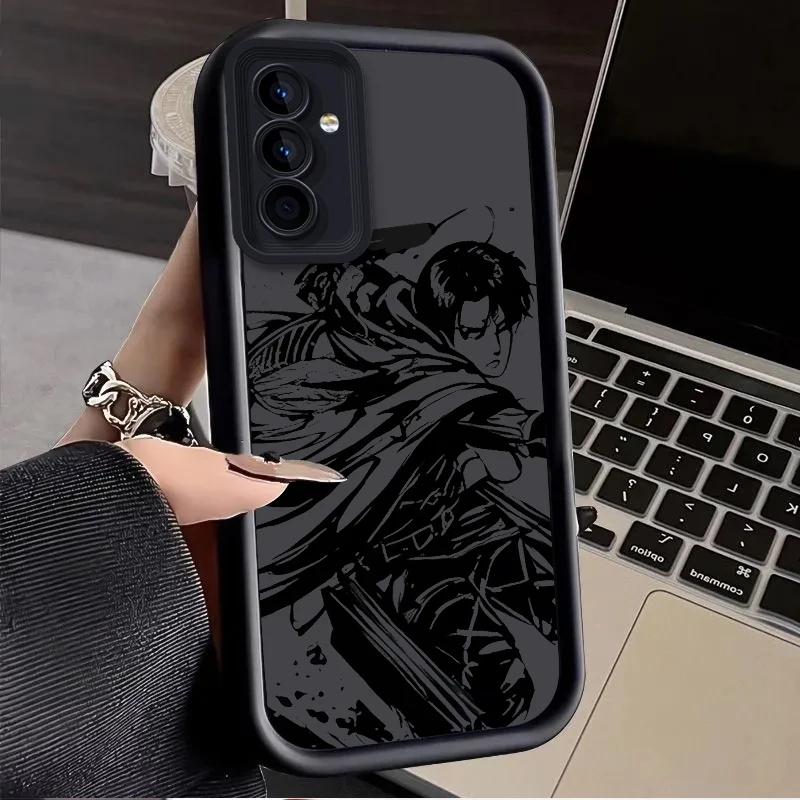 Etui Attack On Titan do Samsung Galaxy S25 Ultra Plus S24 S23 S22 S21 S20 FE A73 A72 A71 A56 A55 A54 5G A52 A52S A51 4G Cover