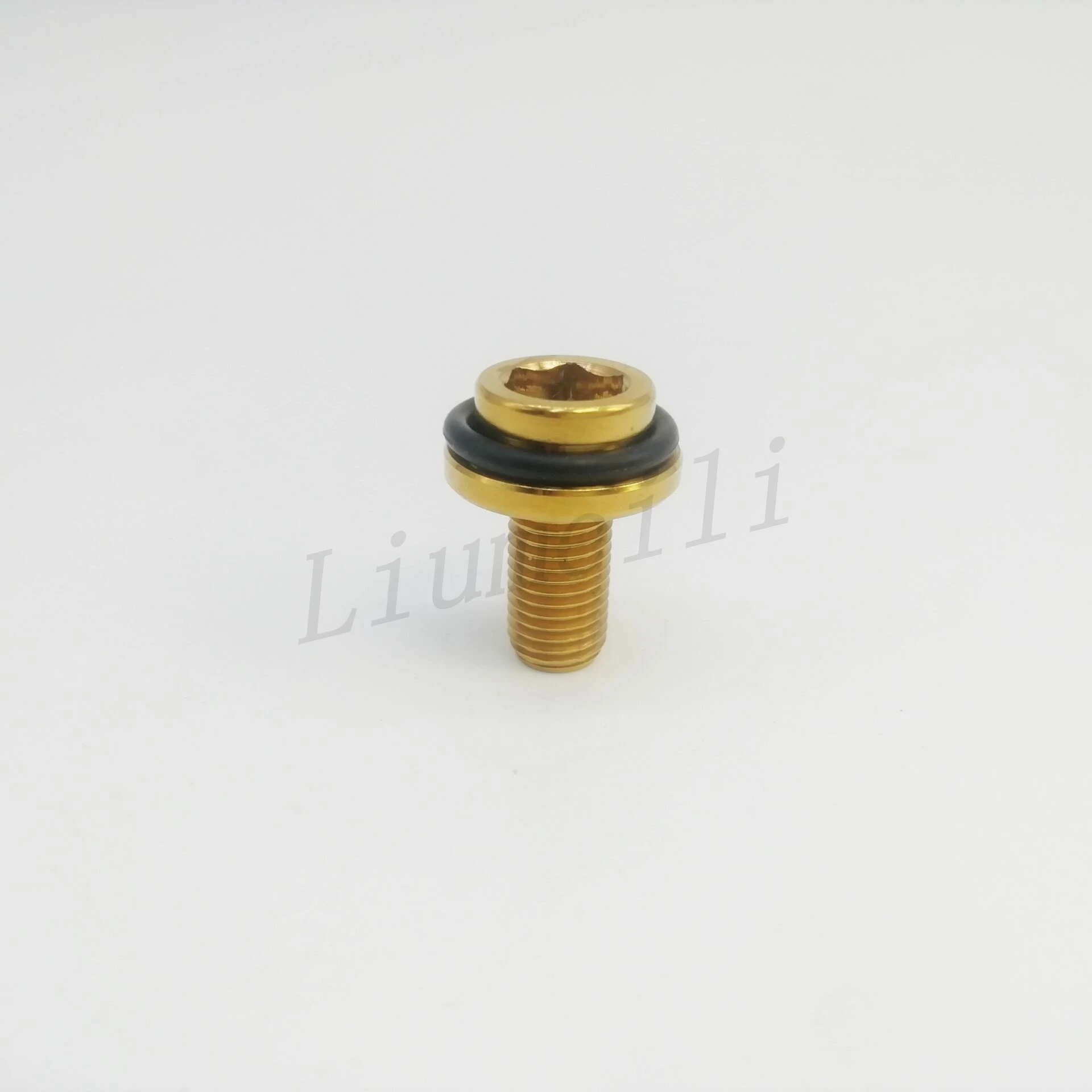 Liumeili Titan-Kurbelbolzen, Rennrad, Radfahren, Ti-Schraubenausdreher, M8 x 15 mm, Rastermaß 1,0 mm – Detail 6
