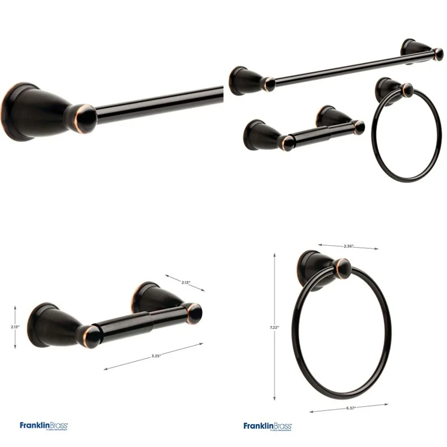 

room Set Towel Rack, Ring, Toilet Paper Holder Kinla Bath Accessories