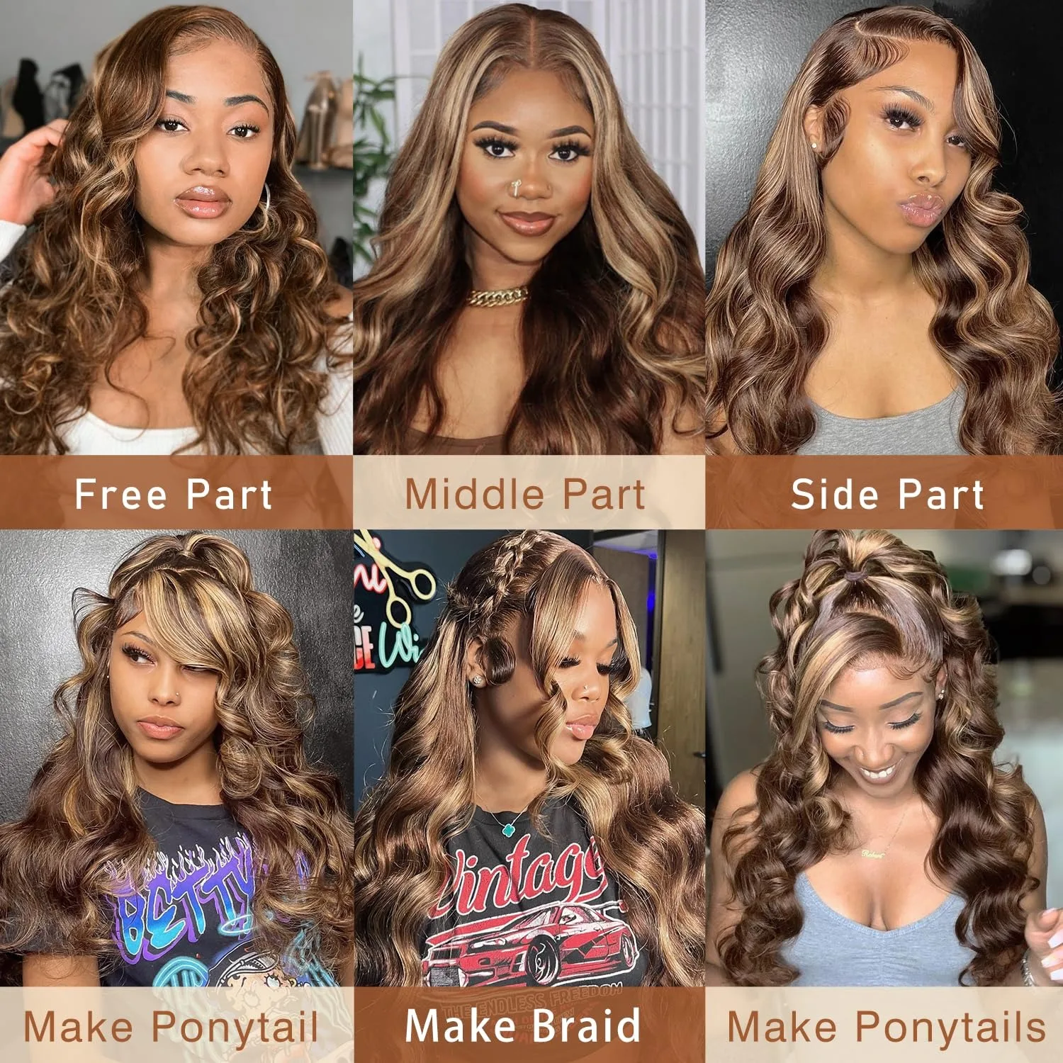 شقراء الدانتيل شعر مستعار أمامي شعر الإنسان 13x4 HD الدانتيل شعر مستعار أمامي 4/27 تسليط الضوء على أومبير الجسم موجة الدانتيل أمامي غلويليس الباروكات