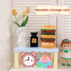 Desktop Organizing Storage Rack DIY Model Handmade Doll Display Table Homemade Decorative Pendant Children's Toys Storage Rack