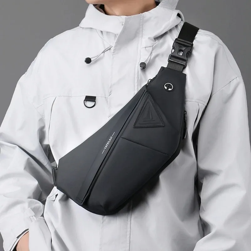 Large capacity bags, splash resistant shoulder bags, crossbody bags, waist bags, cycling and camping chest bags, men