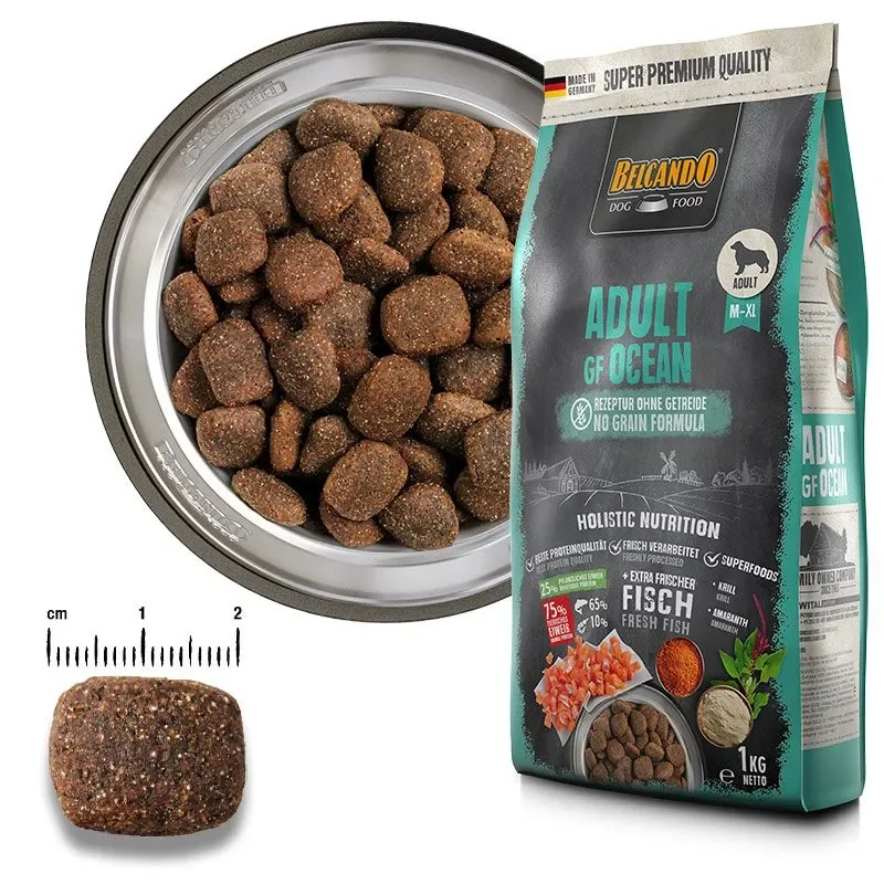 Belcando GF Ocean Alimento premium para perros adultos con sensibilidades a los cereales y a proteínas terrestres