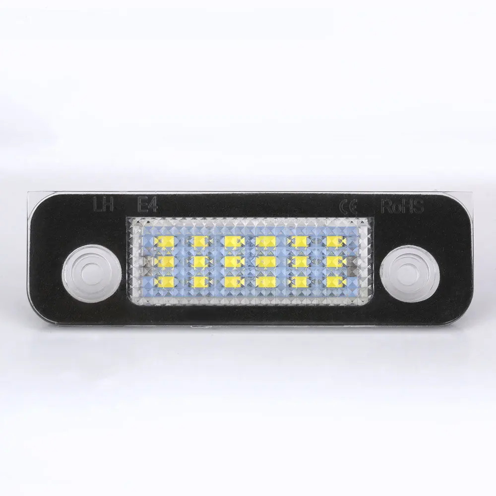 2PCS 12VLED Number Plate Lights For Ford Fiesta Mk6 ST Zetec S ZS Ice White Mondeo Mk2