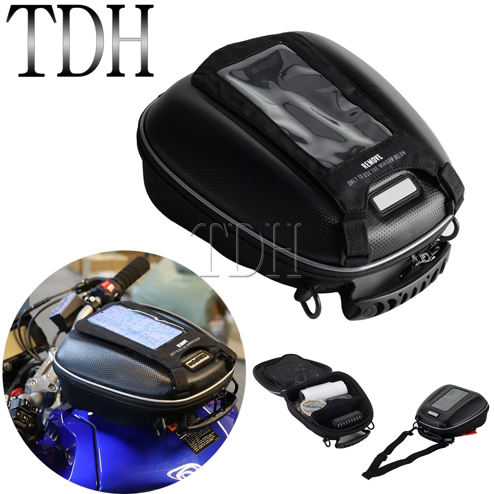 

For RC 125 200 250 390 Motorcycle Waterproof Saddle Tank Bags Ring Mount Directly Fuel Filler Casing RC390 Travel Navigation Bag